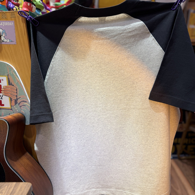 美式复古 vintage 快乐的大象朋友 拼色插肩粗棉重磅男女情侣T恤,淘宝优惠券,粉丝福利购,淘宝优惠卷