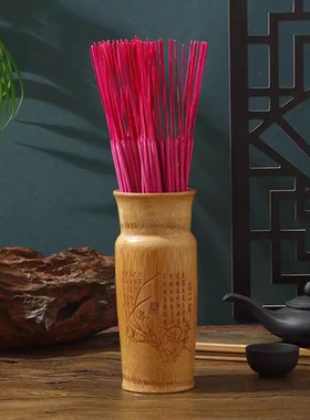天然竹木香筒香薰炉防潮装香桶