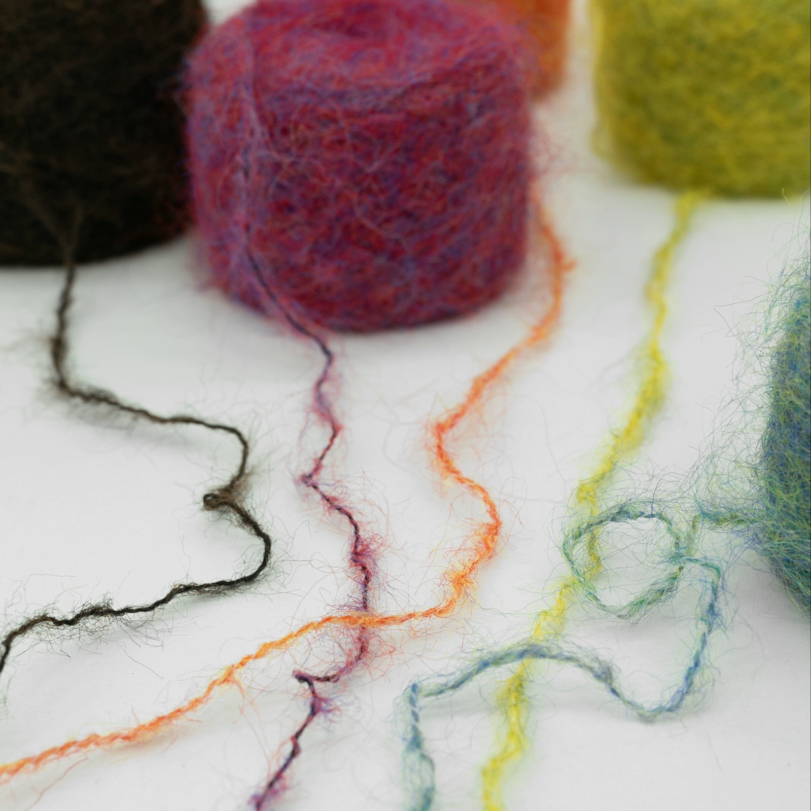 事儿THINGER 仿羊驼弹力长毛纱线|1股4.2支编织针织梭织手织机织 - 图1