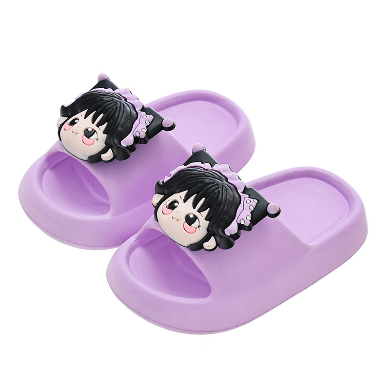 男童拖鞋2025夏季女童卡通可爱居家亲子防滑软底室内浴室洗澡拖鞋
