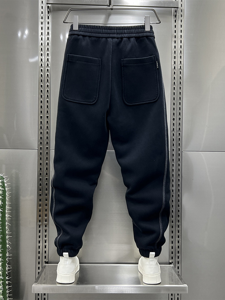 2025秋冬新款运动裤男宽松舒适百搭哈伦裤网红潮流辑明线束脚卫裤,淘宝优惠券,粉丝福利购,淘宝优惠卷