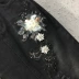 Xuân hè 2019 mới ga châu Âu túi đeo hông nữ thời trang đính cườm kim cương ba chiều hoa denim eo cao - Váy