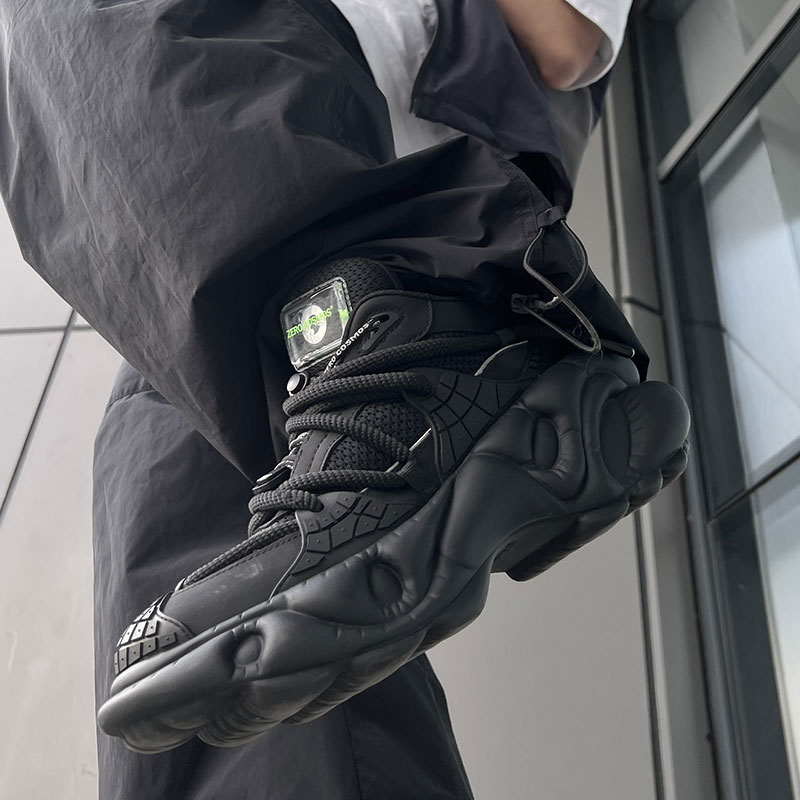 范丞丞刘畊宏Miyavi明星同款ins潮增高7cm男女厚底休闲运动老爹鞋