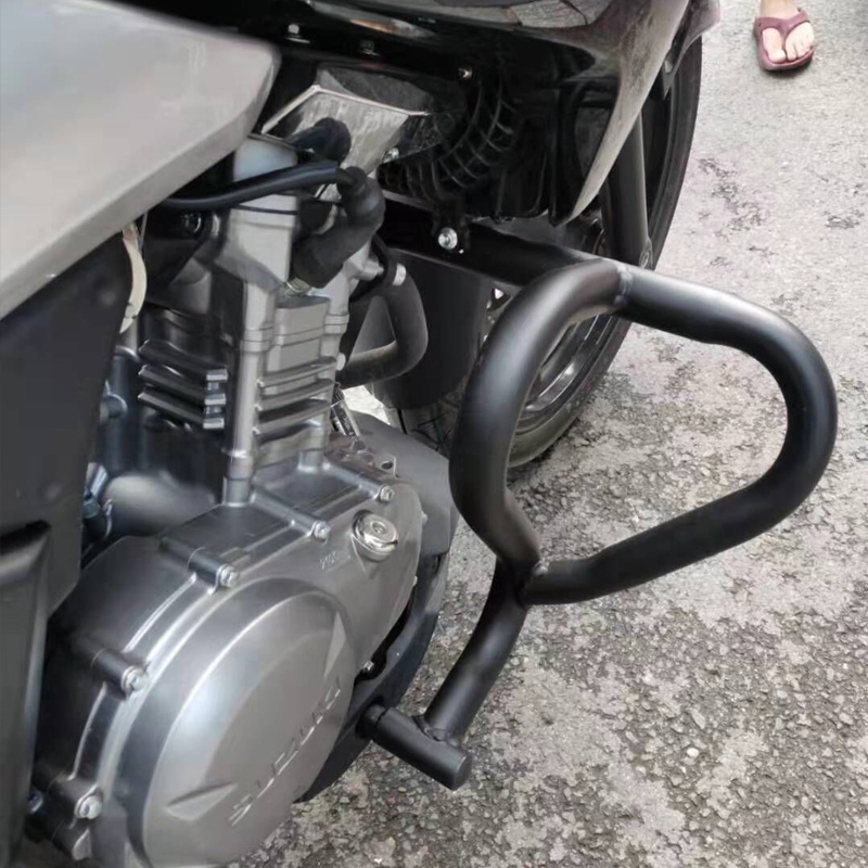 适用于铃木骊驰gw250 A保险杠改装配件加厚前护杠防摔杠竞技杠