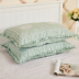 Gối cưới màu đỏ cặp 48 74cm chà nhám gối đơn Hàn Quốc ren cưới tăng gối - Gối trường hợp gối chữ u Gối trường hợp