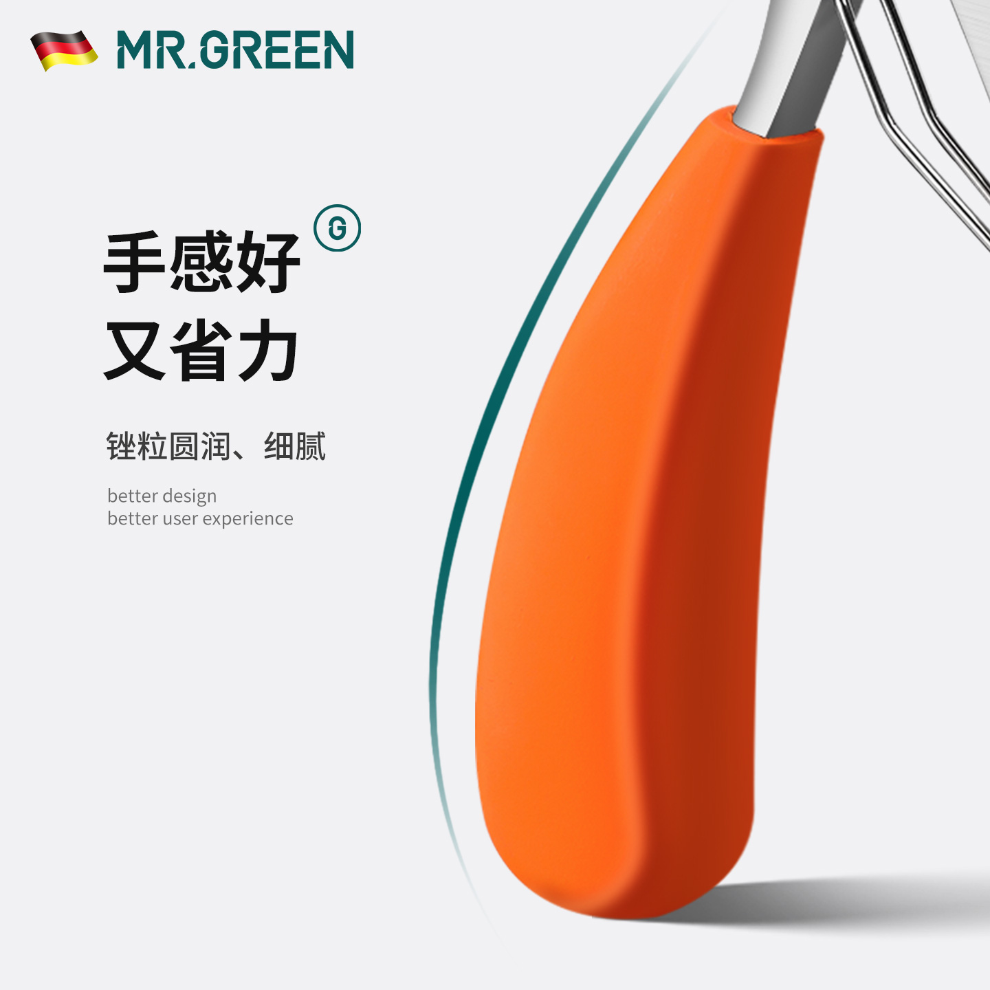 德国MR.GREEN灰指甲专用剪刀老人修脚神器鹰嘴指甲钳厚硬趾甲工具 - 图3