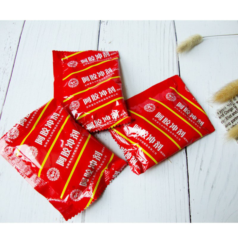 阿胶颗粒速溶粉冲剂盆装30袋600g新日期正品山东阿胶驴胶即食味甜_虎窝淘