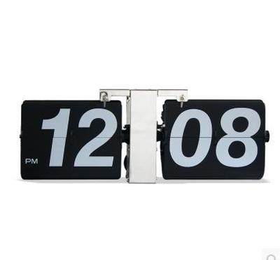 欧式钟表复古机械自动翻页钟客厅创意钟大号座钟挂钟个性时钟包邮,淘宝优惠券,粉丝福利购,淘宝优惠卷