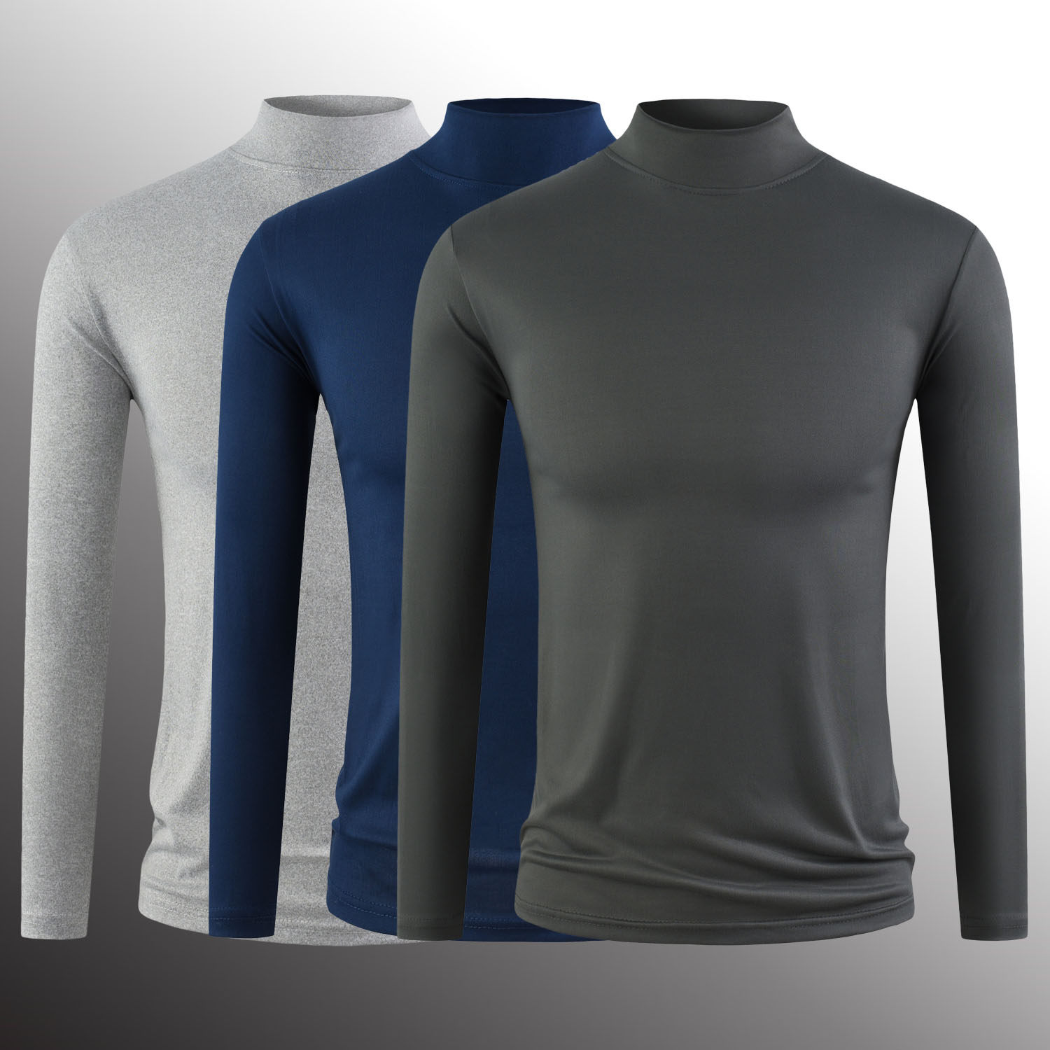 莫代尔棉秋衣男半高领长袖t恤纯色修身秋季打底衫中领秋装上衣服,淘宝优惠券,粉丝福利购,淘宝优惠卷