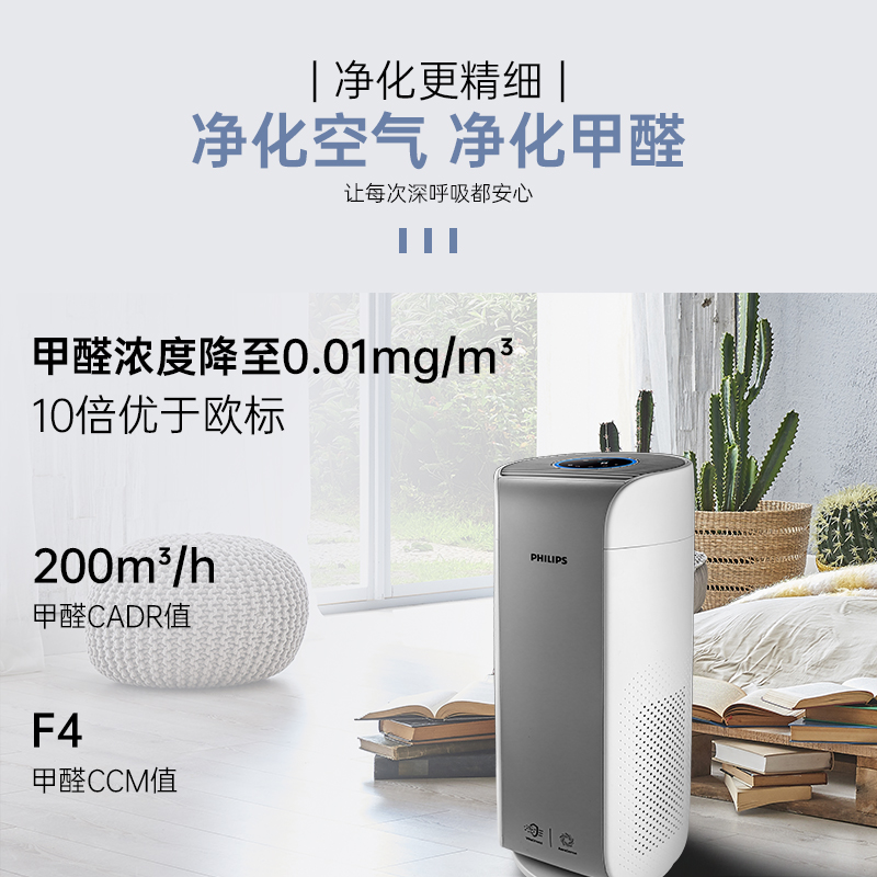 飞利浦空气净化器AC1758/AC3036/AC3058家用除甲醛二手烟味智能 - 图1