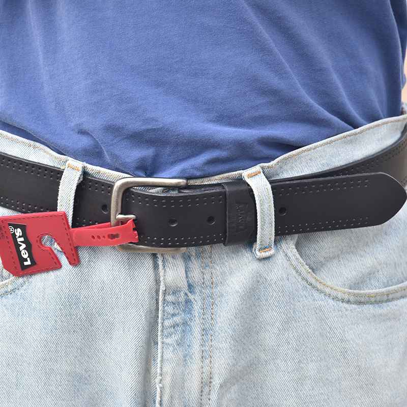 现货3.8cm宽美国正品李维斯真皮腰带针扣皮带男牛仔11lv120z28,淘宝优惠券,粉丝福利购,淘宝优惠卷