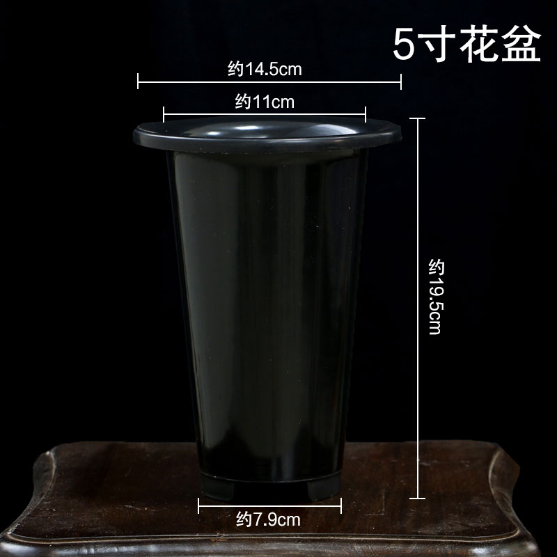 翁源兰花盆硬塑料透气简约小号吊兰君子兰兰草兰花专用盆土植料栽