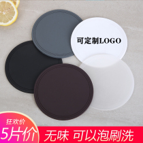 5 Pieces Fitted Silicone Rubber Home Heat Insulation Mat Mouthwash Cup Mat tray Ashtray Cushion Table Mat Tea Dao Tea Cup Bowl Mat