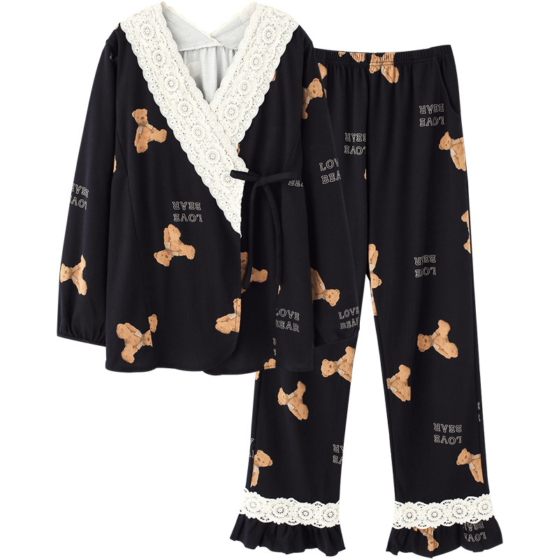 思莉太太情侣睡衣2021新款流行秋冬 思莉太太睡衣/家居服套装