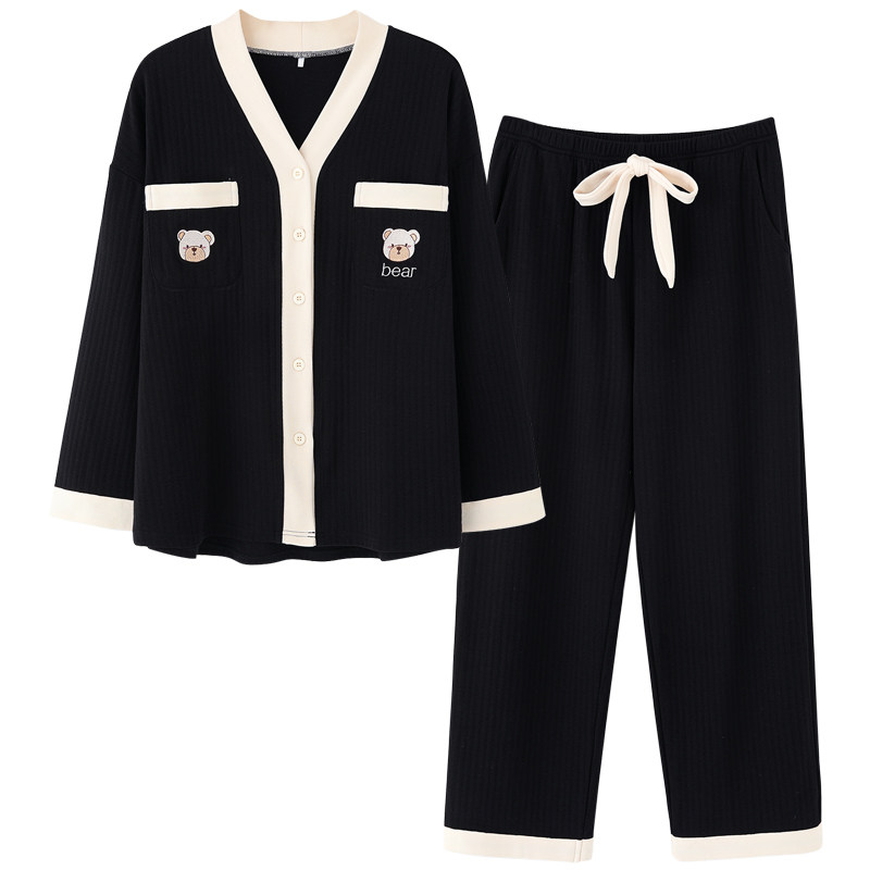 思莉太太春秋纯棉2021年新款睡衣 思莉太太睡衣/家居服套装