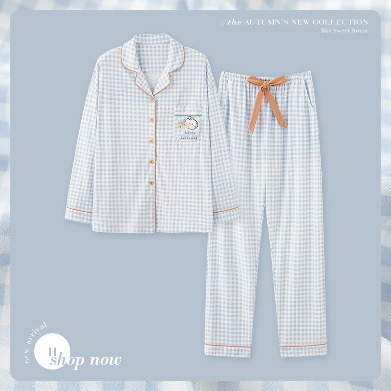 思莉太太春秋款纯棉长袖2021年睡衣 思莉太太睡衣/家居服套装