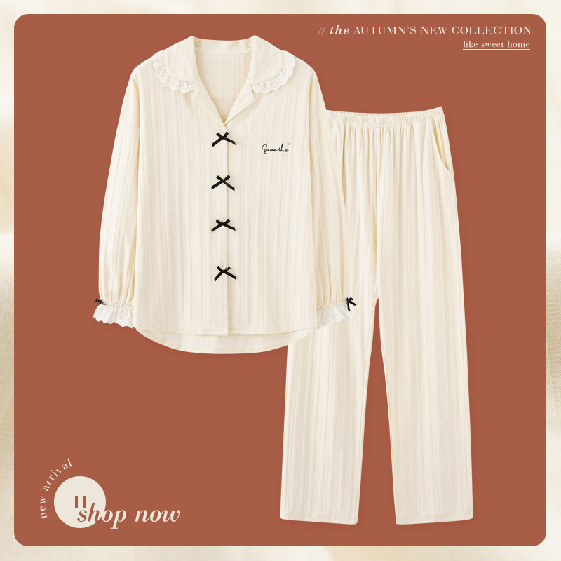 思莉太太春秋款长袖2021年新款睡衣 思莉太太睡衣/家居服套装