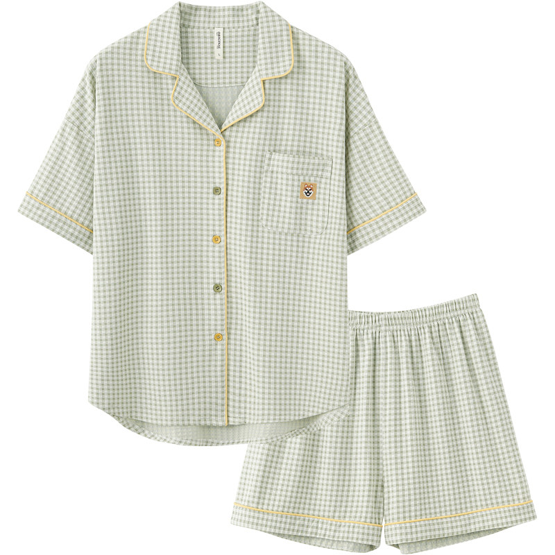 思莉太太情侣装夏季一男一清新睡衣 思莉太太睡衣/家居服套装