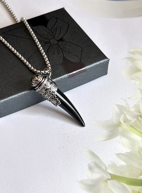 盗墓摸金符鬼吹灯项链狼牙挂件男