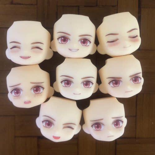 未定事件簿 夏彦 水贴眼 成品脸 粘土人 ob11 - 图0