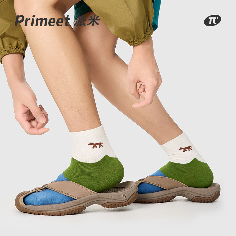 【所有女生直播间】派米插画治愈可爱中短筒袜男女春夏棉袜