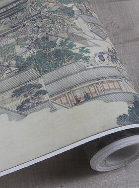徐扬 乾隆B南巡图第六卷 驻跸姑苏图 古画真迹复制品31.5x890cm