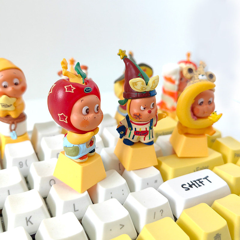 星星人DIY立体键帽机械键盘客制化定制创意可以单颗泡泡玛特礼品,淘宝优惠券,粉丝福利购,淘宝优惠卷