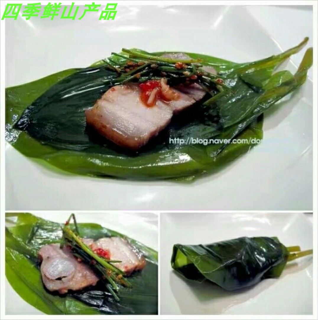 茗荑菜 茖葱 寒葱 山蒜叶烤肉包饭酸甜口味韩式料理 - 图1