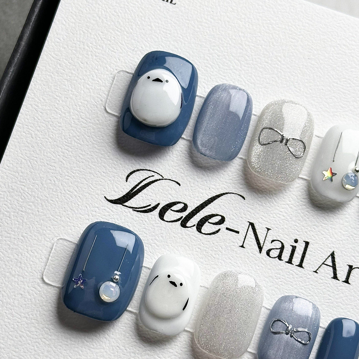 【山雀】Lele现货手工穿戴甲可拆卸高级感可爱气质小动物贴片美甲,淘宝优惠券,粉丝福利购,淘宝优惠卷