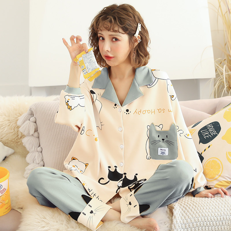 透气月子服春夏季纯棉产后吸汗睡衣 古芭莱家居服套装