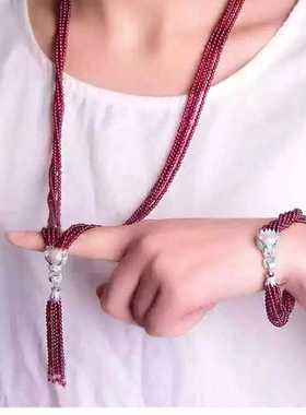 DIY925银日韩高端豹头长款珍珠