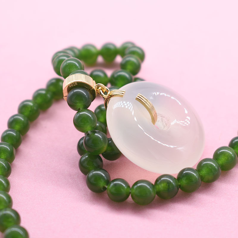饰品双开平安扣万能吊坠扣挂件扣瓜子玉环扣翡翠玉石甜甜圈扣配件,淘宝优惠券,粉丝福利购,淘宝优惠卷