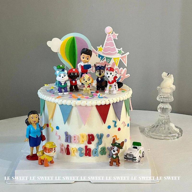 狗狗队长网红蛋糕装饰摆件卡通可爱儿童男孩狗狗生日烘焙装扮插件,淘宝优惠券,粉丝福利购,淘宝优惠卷