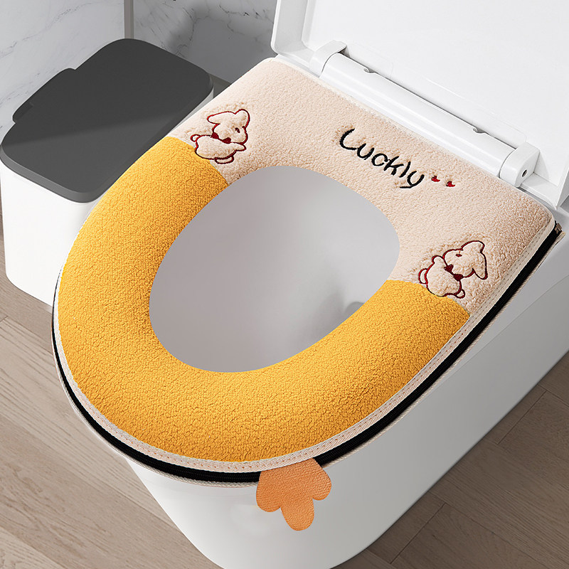 马桶坐垫家用坐便器套垫圈四季通用拉链款防水冬季加厚可水洗垫子,淘宝优惠券,粉丝福利购,淘宝优惠卷
