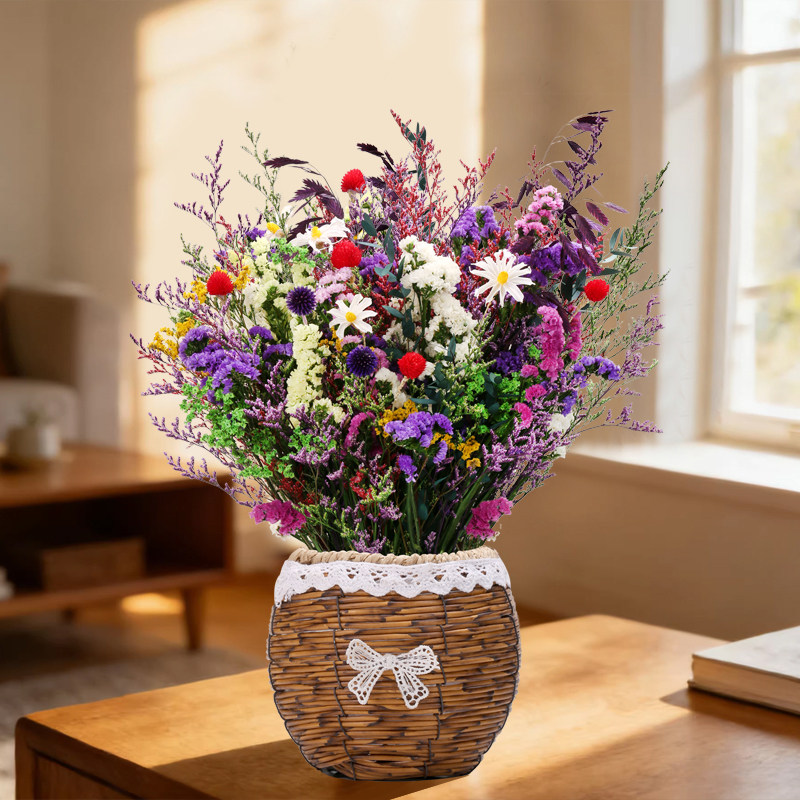 【芊朵魅】永生花束真花居家高级摆件客厅玄关餐桌干花可放多年M1