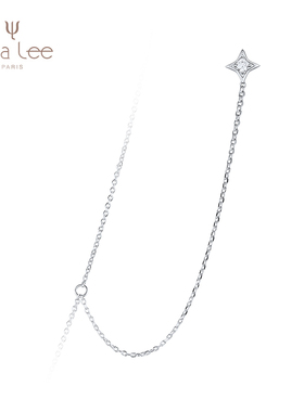 法国Elsa Lee  星愿项链E18W5001CZ 项链连耳环