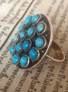 泰国进口--s925泰银--全新绿松石