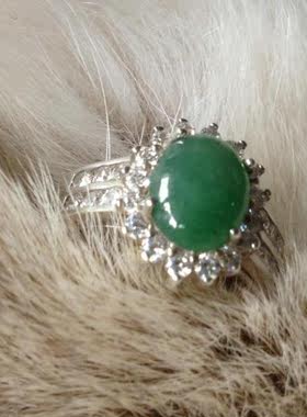 泰国纯银镶嵌戒指