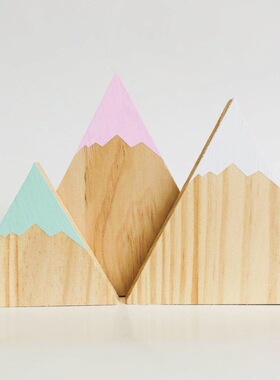 北欧ins风爆款小山儿童房摆件