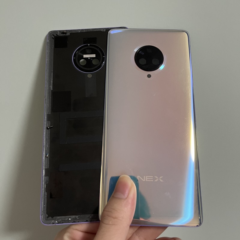 适用vivo NEX3后盖原装 nex3s玻璃后盖原装拆机电池盖玻璃后壳-图1