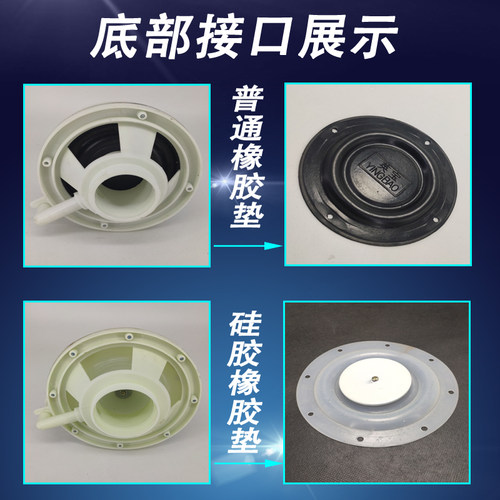 50公厕水箱自动落水胆40厕所橡胶高位冲水箱配件内胆虹吸式排水阀 - 图1