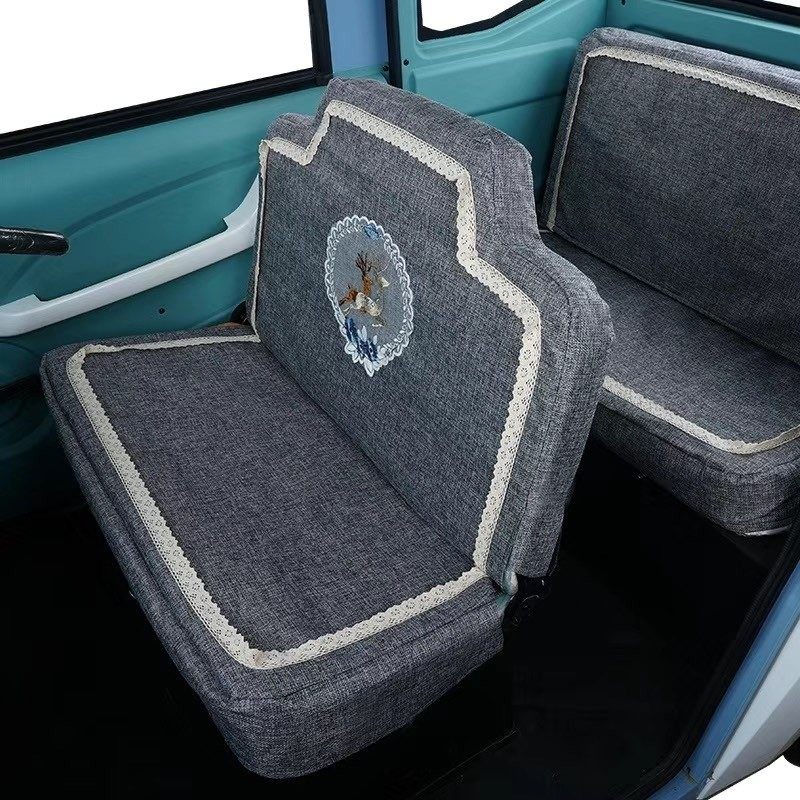 盛昊G2 G3 A7 A9 C3三轮车四轮车座套全包通用加厚海宝金彭坐垫套 - 图3