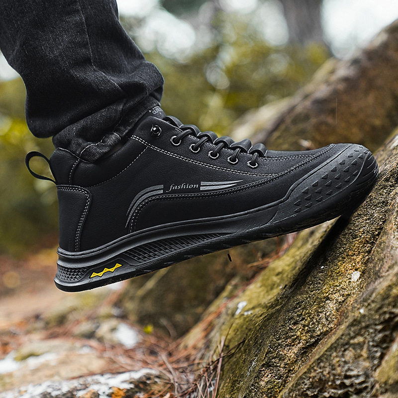 跨境男款冬季新款加绒加厚低帮劳保鞋男士户外登山工地工作工装鞋,淘宝优惠券,粉丝福利购,淘宝优惠卷