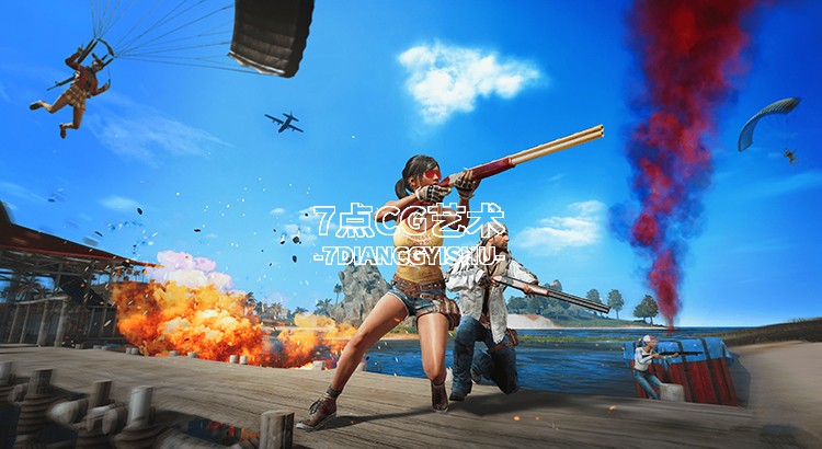 PUBG绝地求生吃鸡游戏动漫二次元手机美图电脑壁纸原画设计素材 - 图2