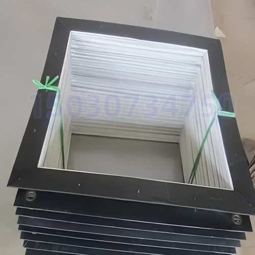 柔性风琴导轨防尘罩一字风琴伸缩式防护罩丝杠机床防护罩帘生产 - 图3