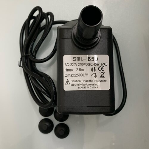 潜水泵45w扬程2.5m工业喷雾扇雾化加湿器喷雾器雾化盘消毒机水泵 - 图2
