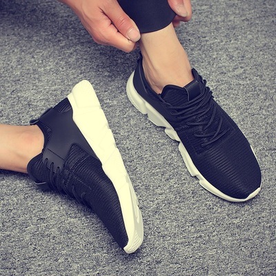 Breathable men running shoes mesh Ladies walking sports shoe