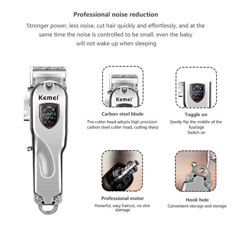 Newest Hair Trimmer Hair Cutter Barber Clipper 专业理发器 - 图1