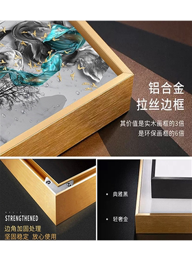 私人定制装饰画有框高端婚纱照全家福酒店画创意个性文艺壁画挂画