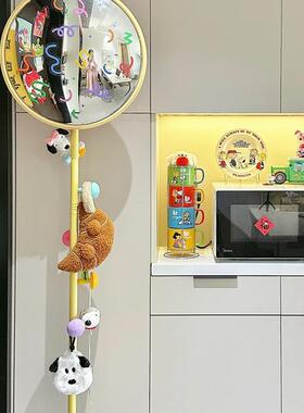 室内广角镜哈哈镜ins风室内凹凸镜手工diy涂鸦广角镜家居装饰摆件
